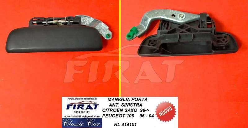 MANIGLIA PORTA CITROEN SAXO-PEUGEOT 106 ANT.SX (414101)